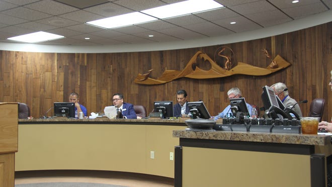 The Carlsbad Municipal Schools Board held a special board meeting Tuesday, Feb. 13, 2018. The board approved of superintendent Gregory Rodríguez to move forward with investigation allegations against Pecos Connections Academy.