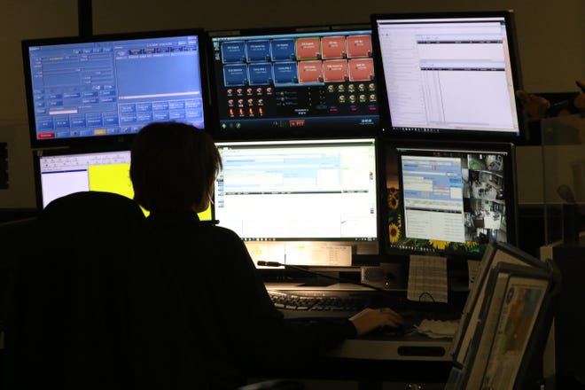 The dispatch room is pictured, Jan. 9, 2020 at the Carlsbad Police Department.