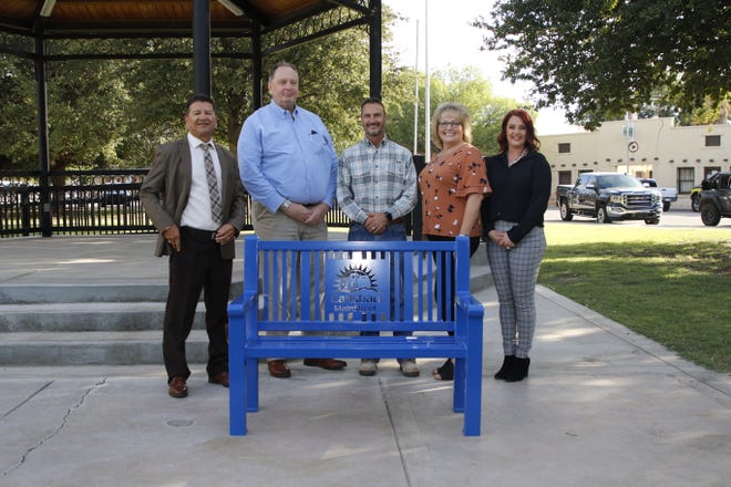Carlsbad MainStreet's rejuvenation project includes the replacement of current benches in the MainStreet District with the financial support of XTO Energy.