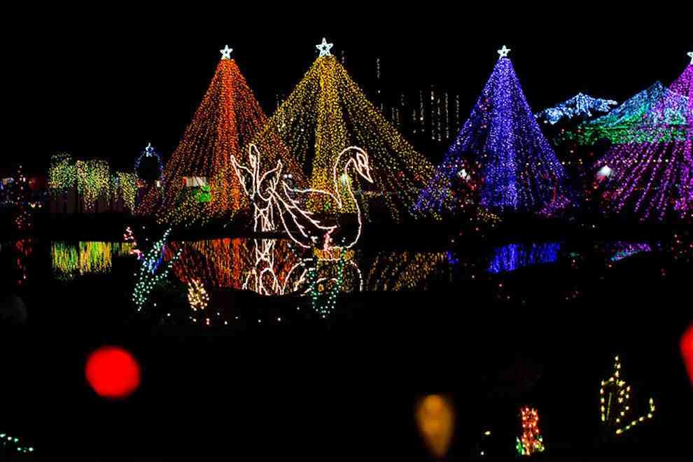 Where are the Christmas lights in Grapevine TX?